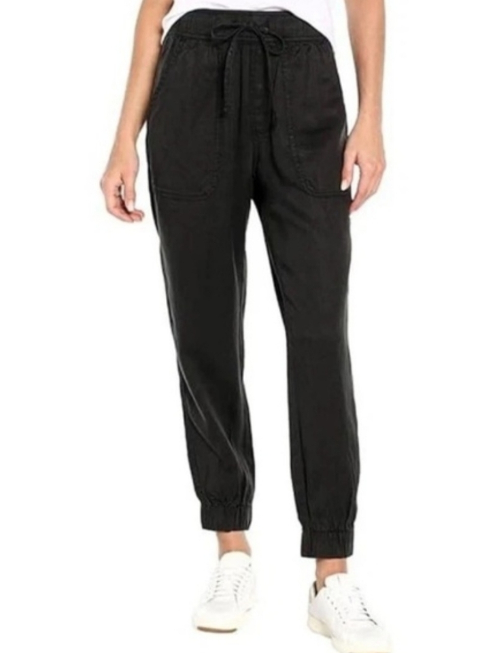 NWOT Buffalo David Bitton Women's Soft Tencel Pull-On Jogger Black Size Small